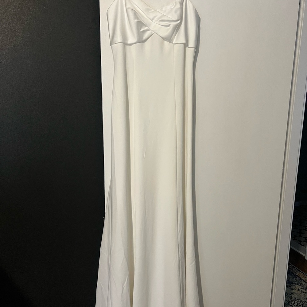 David Bridal White Bridal Gown